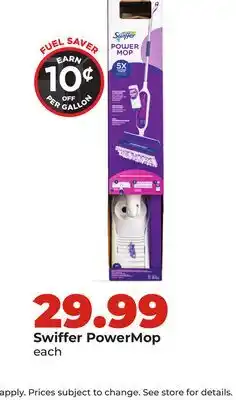 Hy-Vee Swiffer PowerMop offer