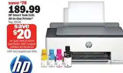 Meijer HP Smart Tank 5101 All-In-One Printer offer