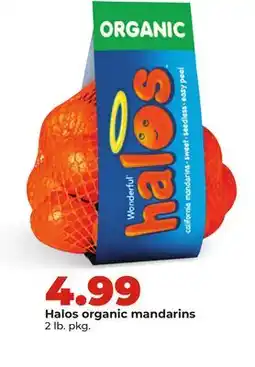 Hy-Vee Halos organic mandarins offer
