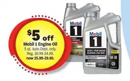 Meijer Mobil 1 Engine Oil offer