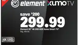 Meijer Element 65 4K UHD HDR Xumo Smart TV offer