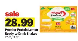 Meijer Premier Protein Lemon Ready to Drink Shakes offer