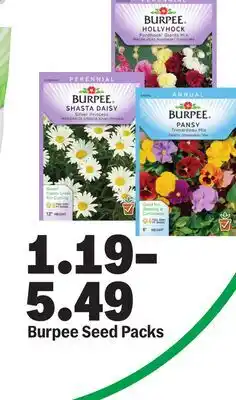 Meijer Burpee Seed Packs offer