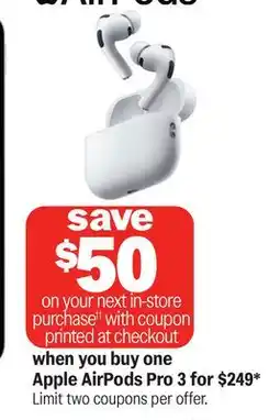 Meijer Apple AirPods Pro 3 offer