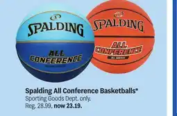 Meijer Spalding All Conference Basketballs Sporting Goods offer
