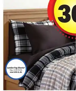 Meijer London Fog Sheets offer