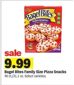 Meijer Bagel Bites Family Size Pizza Snacks offer