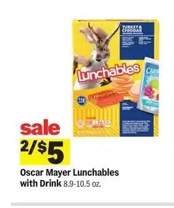 Meijer Oscar Mayer Lunchables with Drink offer