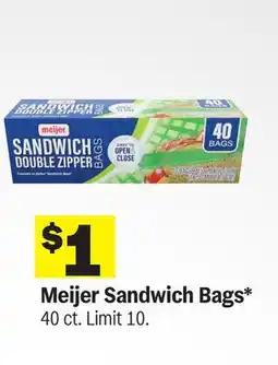 Meijer Meijer Sandwich Bags offer