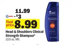 Meijer Head & Shoulders Clinical Strength Shampoo offer