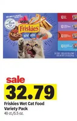 Meijer Friskies Wet Cat Food Variety Pack offer