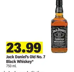 Meijer Jack Daniel's Old No. 7 Black Whiskey offer