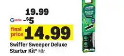 Meijer Swiffer Sweeper Deluxe Starter Kit offer