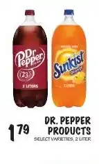 Foodarama Dr. pepper products offer