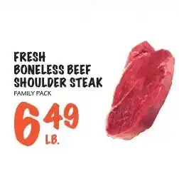 Foodarama Fresh boneless beef shoulder steak offer