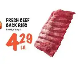Foodarama FRESH BEEF BACK RIBS offer