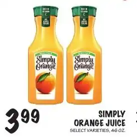 Foodarama Simply orange juice offer