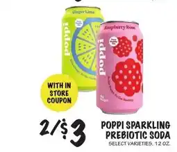 Foodarama Poppi sparkling prebiotic soda offer