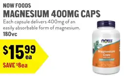 New Seasons Market Magnesium 400mg caps offer