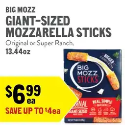 New Seasons Market Big mozz giant sized mozzarella sticks offer