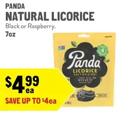New Seasons Market Panda natural licorice offer