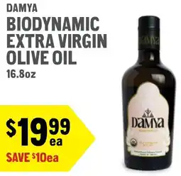 New Seasons Market Damya biodynamic extra virgin olive oil offer