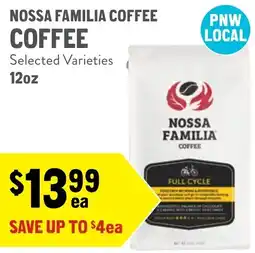New Seasons Market Nossa familia coffee offer