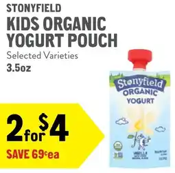 New Seasons Market Stonyfield kids organic yogurt pouch offer