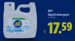 Lidl all liquid detergent offer