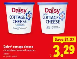 Lidl Daisy cottage cheese offer