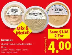 Lidl hummus offer