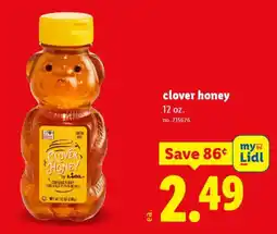 Lidl clover honey offer