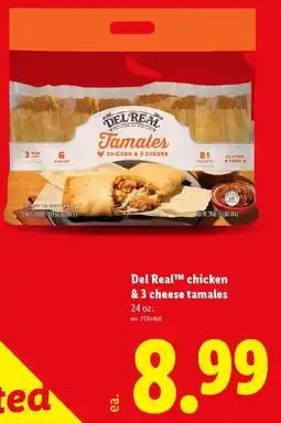 Lidl Del Real chicken & 3 cheese tamales offer