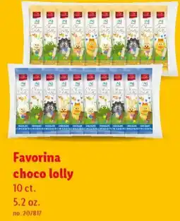 Lidl Favorina choco lolly offer