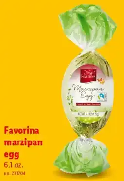 Lidl Favorina marzipan egg offer
