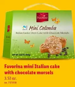 Lidl Favorina mini Italian cake with chocolate morsels offer