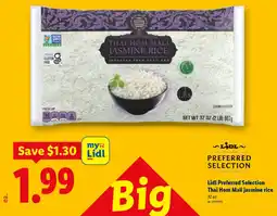 Lidl Lidl Preferred Selection Thai Hom Mali jasmine rice offer