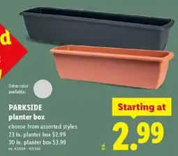 Lidl Parkside planter box offer
