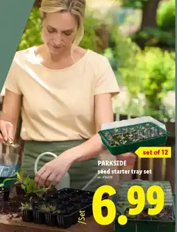 Lidl Parkside seed starter tray set offer