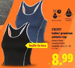 Lidl Crivit ladies' premium athletic top offer