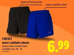 Lidl Crivit men's athletic shorts offer
