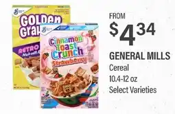 Commissary GENERAL MILLS Cereal offer