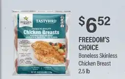 Commissary FREEDOM'S CHOICE Boneless Skinless Chicken Breast offer