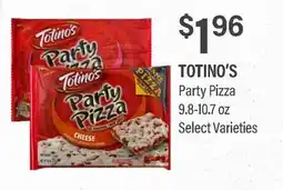 Commissary TOTINO'S Party Pizza offer