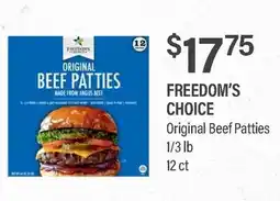 Commissary FREEDOM'S CHOICE Original Beef Patties offer