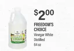 Commissary FREEDOM'S CHOICE Vinagre Blanco Distilled offer