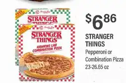 Commissary STRANGER THINGS Pepperoni or Combination Pizza offer