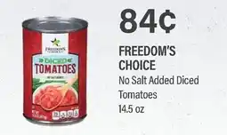 Commissary FREEDOM'S CHOICE No Salt Added Diced Tomatoes offer