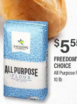 Commissary FREEDOM'S CHOICE All Purpose Flour offer