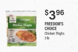 Commissary FREEDOM'S CHOICE Chicken Thighs offer
